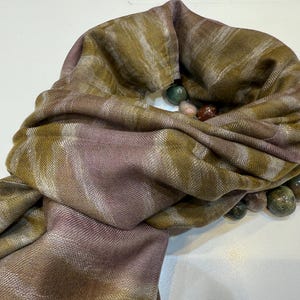 Authentic Pashmina Scarf Handmade In Kashmir, Pure Pashmina Shawl, Kashmiri Shawl, Ikat Pashmina Shawl, Scarf for Women, 28*80 inch