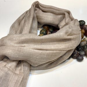 Écharpe cachemire en pashmina, écharpe Zati en pur pashmina, pashmina armure d&#39;os Heering, écharpe douce et chaude, pashmina authentique, idée cadeau, 28 * 80 pouces