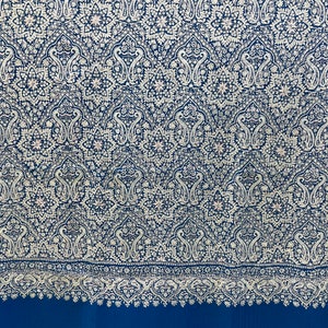 Kashmiri Sozni Pashmina Jamawar Shawl, Pure Pashmina Shawl, Pashmina Embroidered Shawl, HandMade Pashmina Shawl, Wedding Shawl, 4080 inch image 9