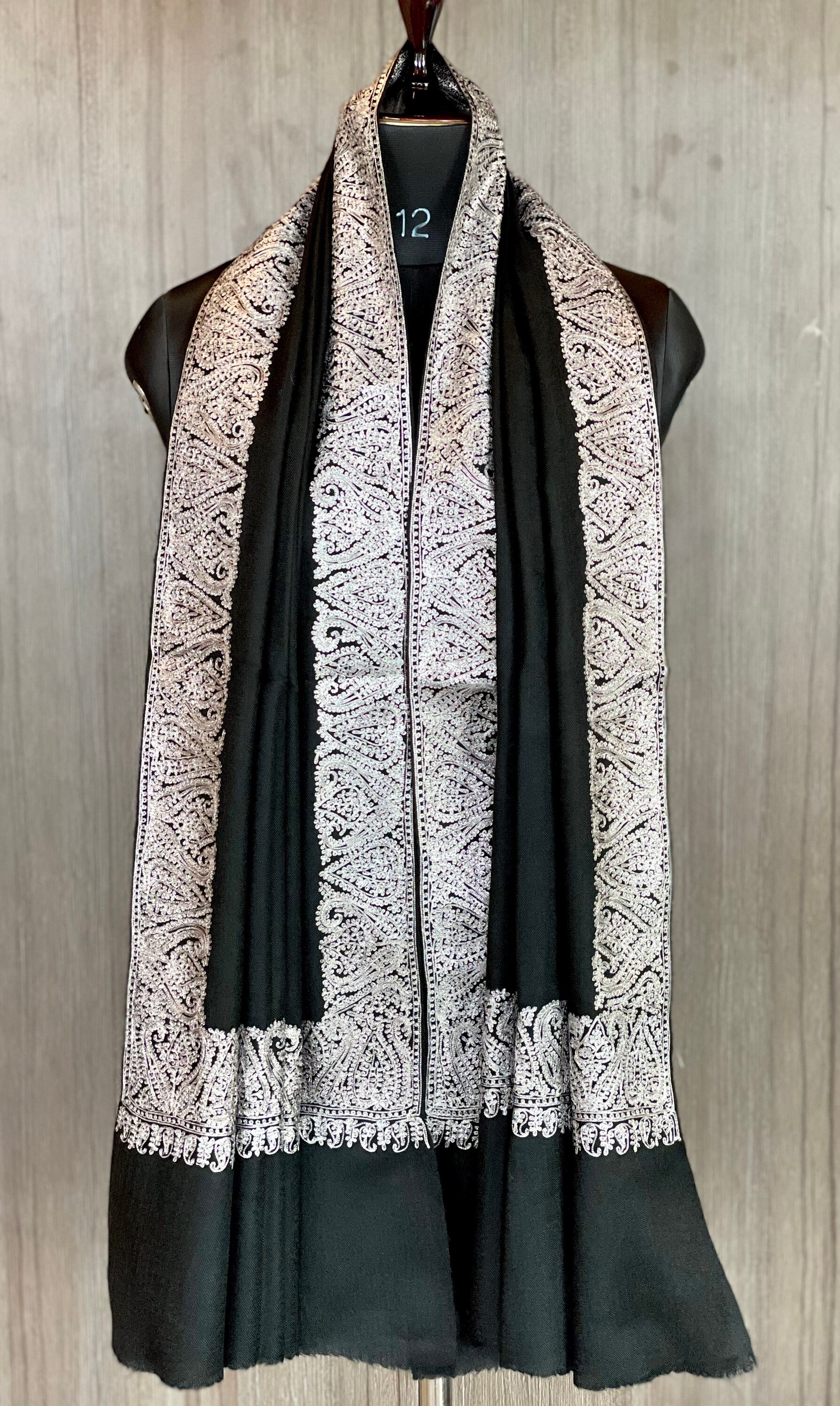 Pure Wool Shawl Kashmiri Embroidered Shawl Cashmere Shawls Etsy