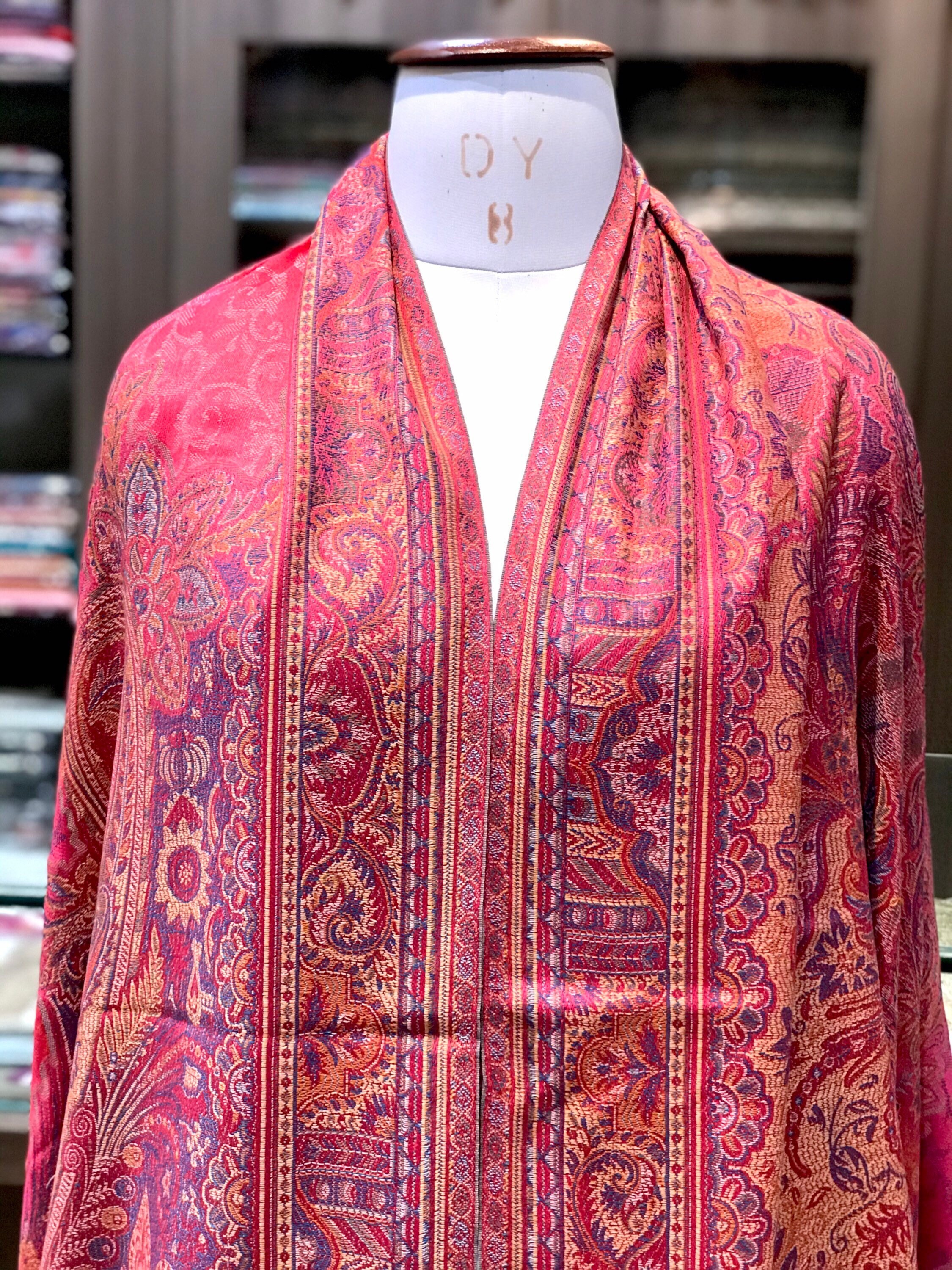 Kashmiri Woven Shawls Kani Shawls Cashmere Weave Shawls Etsy