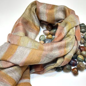 Handmade Pure Pashmina Ikat Weave Scarf, Handloom Pashmina, Traditional Scarf, Kashmiri Shawl Pashmina Soft Shawl, Gifting Idea, 28*80 inch