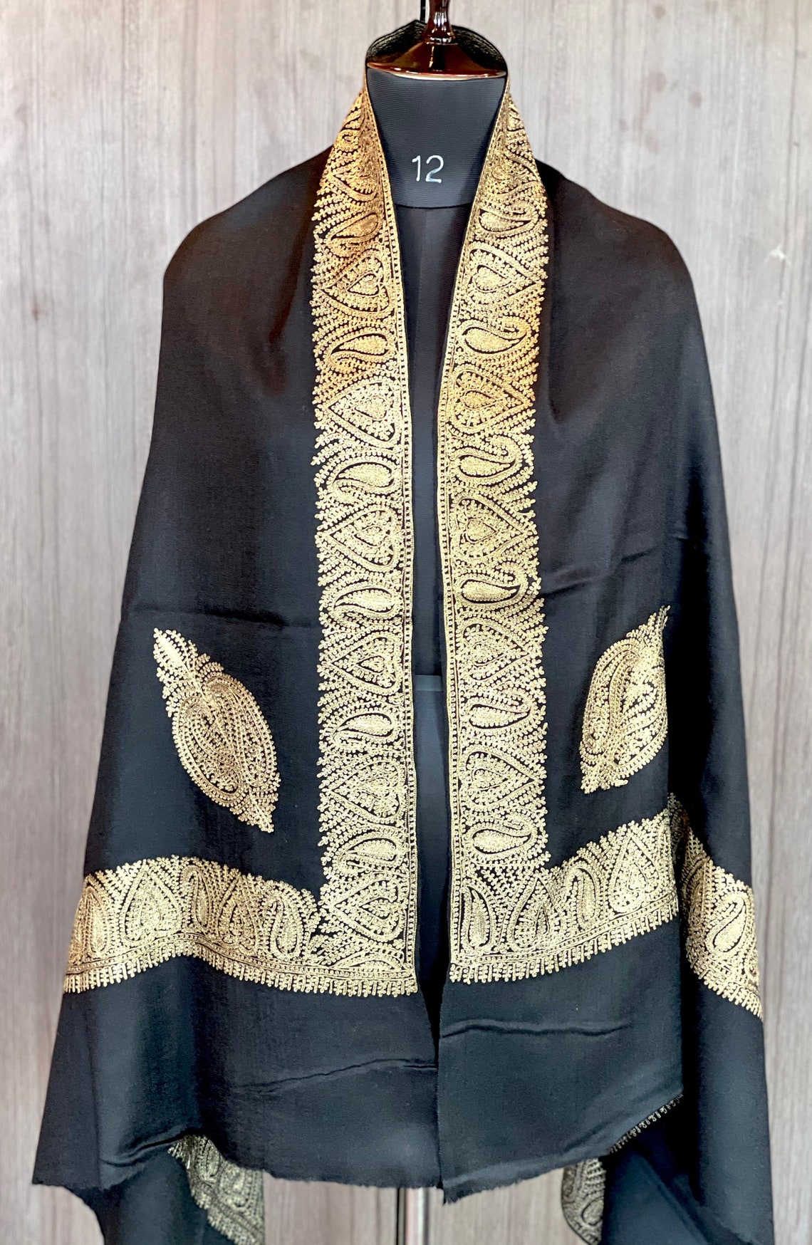 Kashmiri Wool Shawl Cashmere Shawl Tilla Shawl Pashmina Etsy