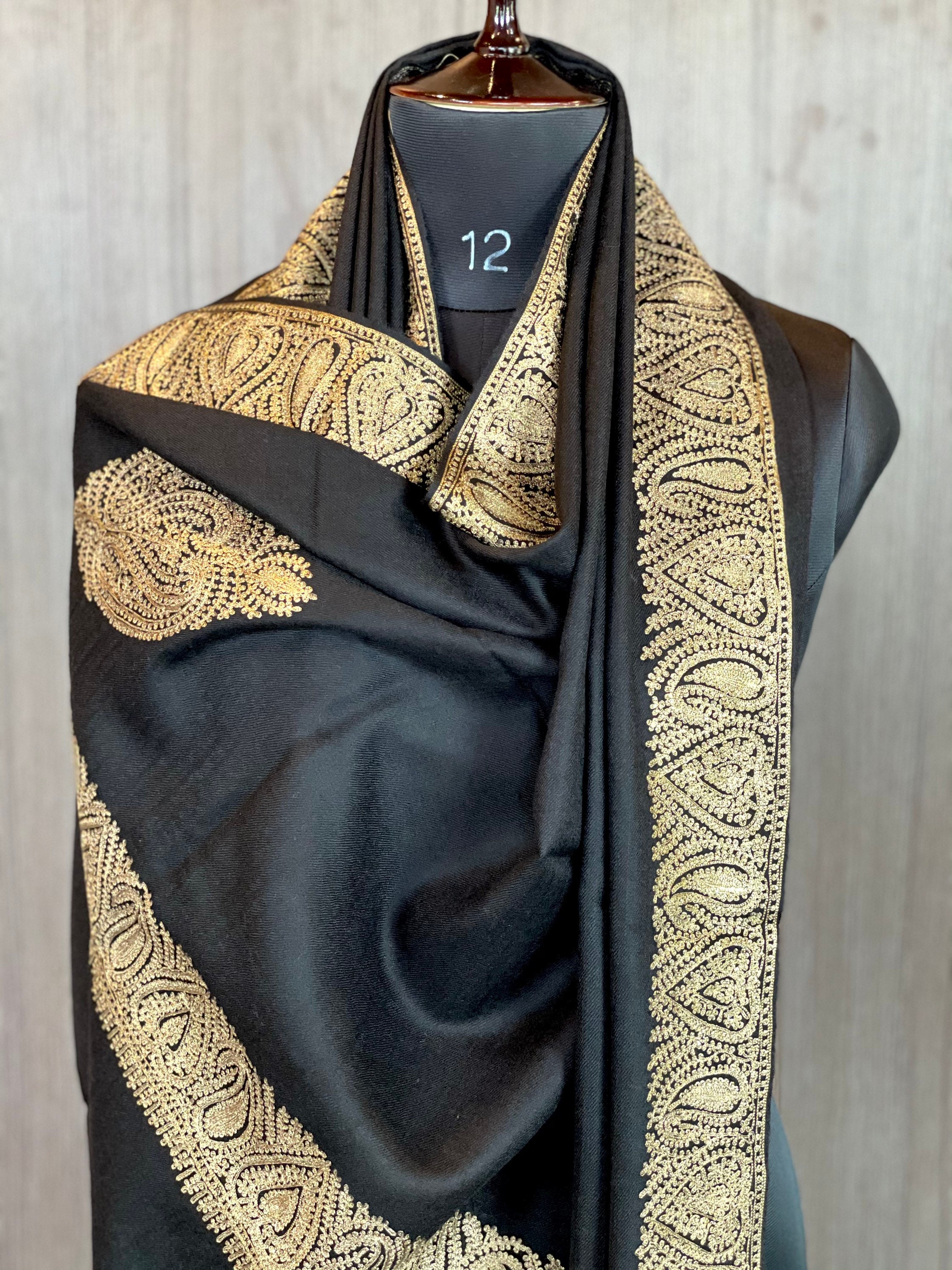 Kashmiri Wool Shawl Cashmere Shawl Tilla Shawl Pashmina Etsy