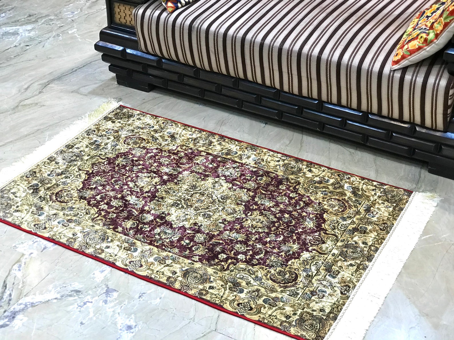 Kashmiri Floor Carpet Rugs for Living Room Drawing Room Etsy