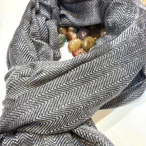 Écharpe en pur pashmina, Écharpe en pur pashmina, Pashmina du Cachemire, Écharpe du Cachemire, Écharpe en pashmina naturel, Pashmina doux original, 28 * 80 pouces