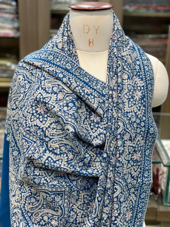 Kashmiri Sozni Pashmina Jamawar Shawl, Pure Pashmina Shawl