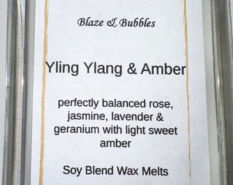 Cera fundida de Yling Ylang y Ámbar, concha de almeja