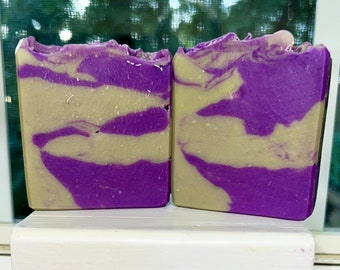 Jabón de lavanda y eucalipto; jabón de leche de cabra