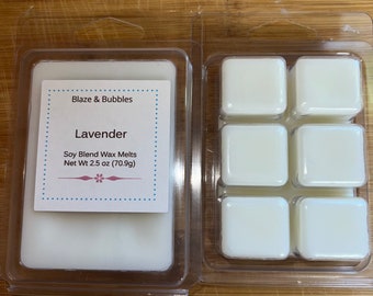 Lavender Soy Blend Wax Melts, Clam Shell