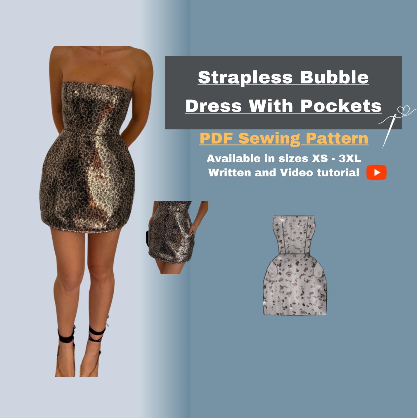 Bubble dress with pockets hotsell
