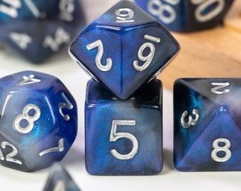 Sandman: Lord of the Dreaming, Cobalt 7 pc dice set | Dragon Hoard | Tabletop RPG | Dice Goblin | d20 system | dnd