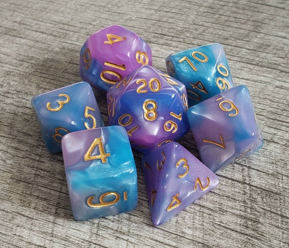 Allwin 6 Set D20 Gaming Dice Twenty Sided Die RPG D&D Six Opaque