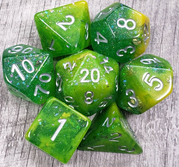 Allwin 6 Set D20 Gaming Dice Twenty Sided Die RPG D&D Six Opaque