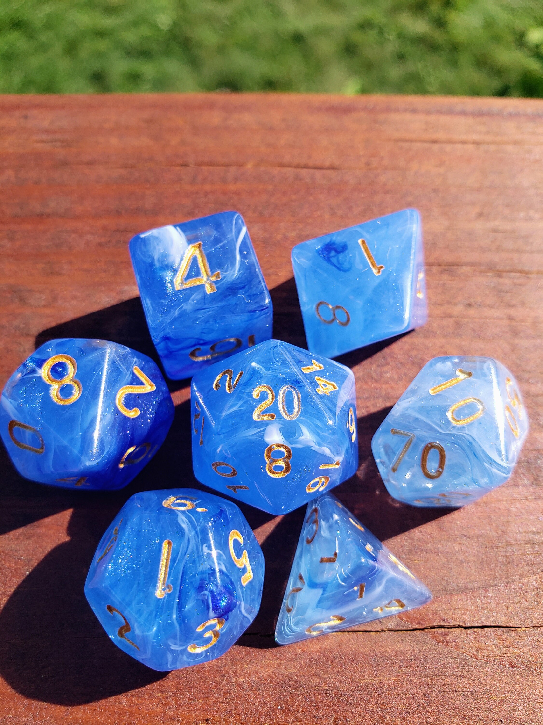 Create Your Own Gem Effect Dice Set Choose Your Own Adventure Etsy