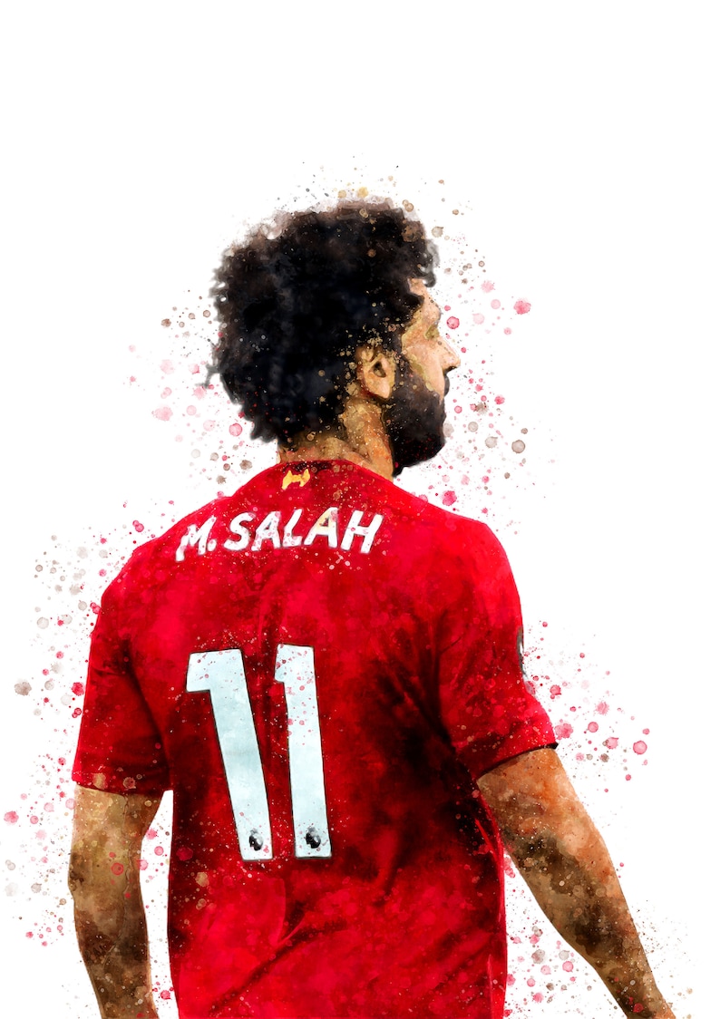 Liverpool FC Mohamed Salah Wall Art Prints Liverpool FC Fan Etsy