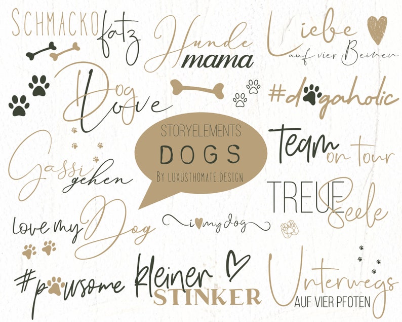 Dogs Storysticker Pets Hunde Instagram Hunde Sticker Etsy