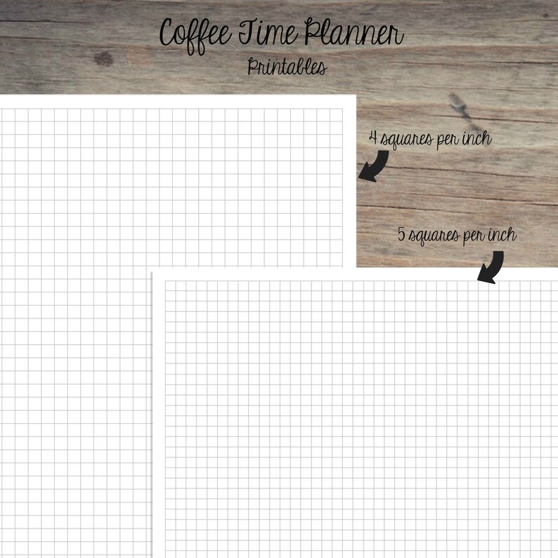 US Letter Size Filler Paper Bundle Square Grid, Dot Grid, Lined/Ruled Letter Size 8.5x11 image 6