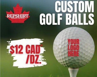 Custom Golf Balls, Golf Gift, Gift for Golfer, Fathers Day Gift, Gift for Husband, Gift for Grandpa, Groomsmen Gift, Best Man Gift, Golfball