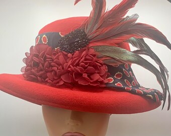 Off White Church Hat - Etsy