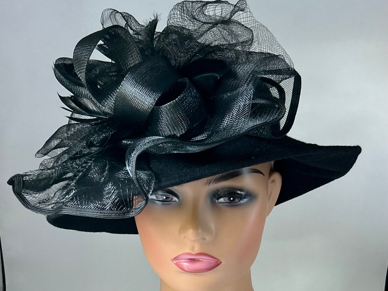 Faux Pearl Mesh Head Piece Hat Accessories With Bow Elegant - Temu