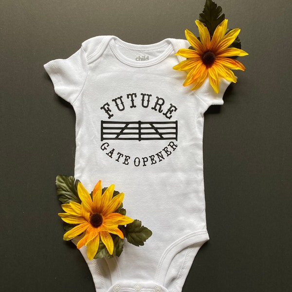 Future Gate Opener | Rural Baby Bodysuit