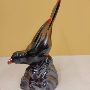 1970s LE Smith carnival glass Bird