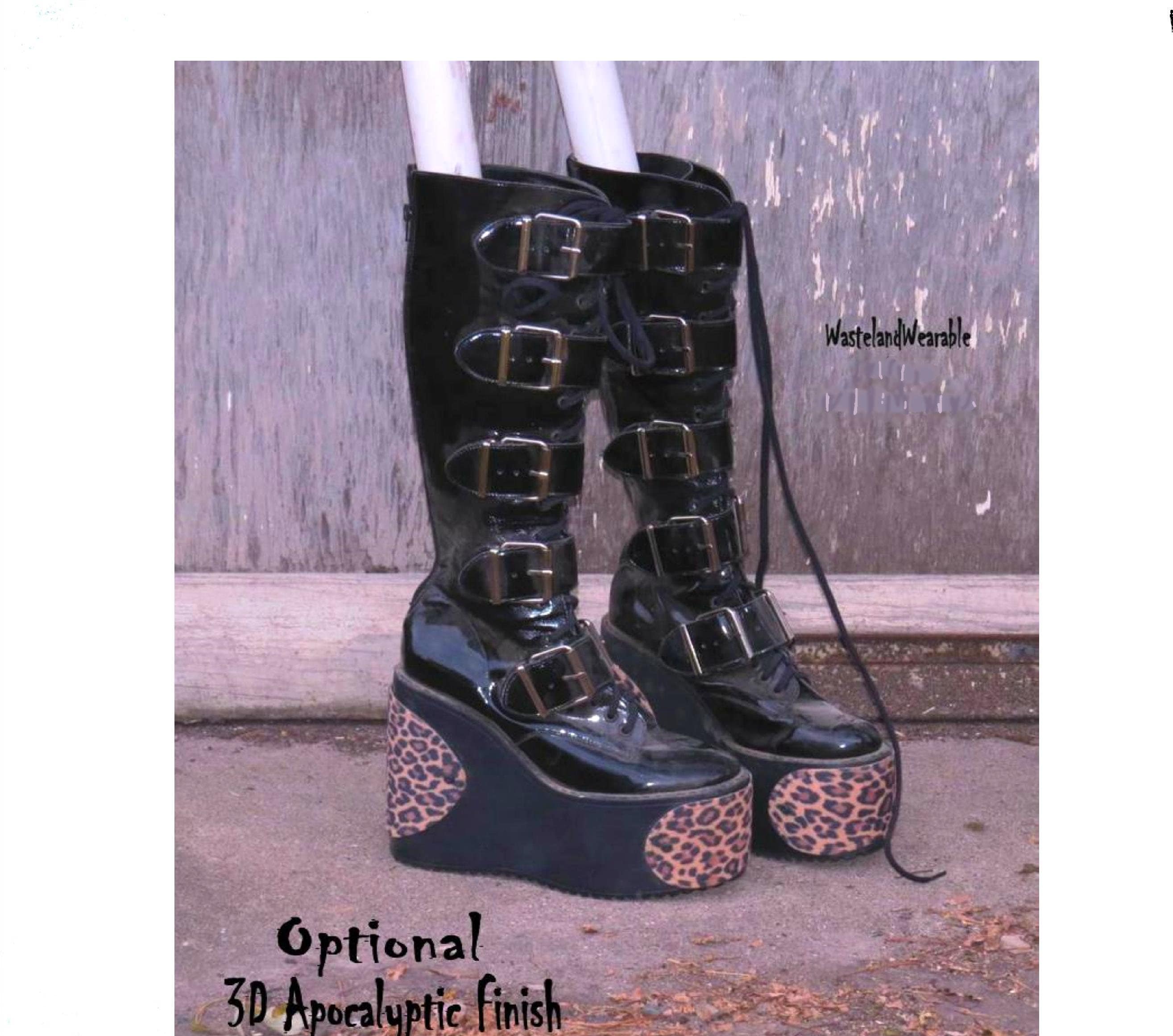 Vintage DEMONIA Platform Goth Boots Demonia Transformer 800 - Etsy