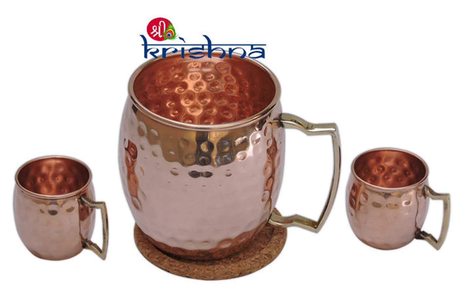 Gift Set 100 Pure Copper Moscow Mule Mugs Set Of 1 Copper