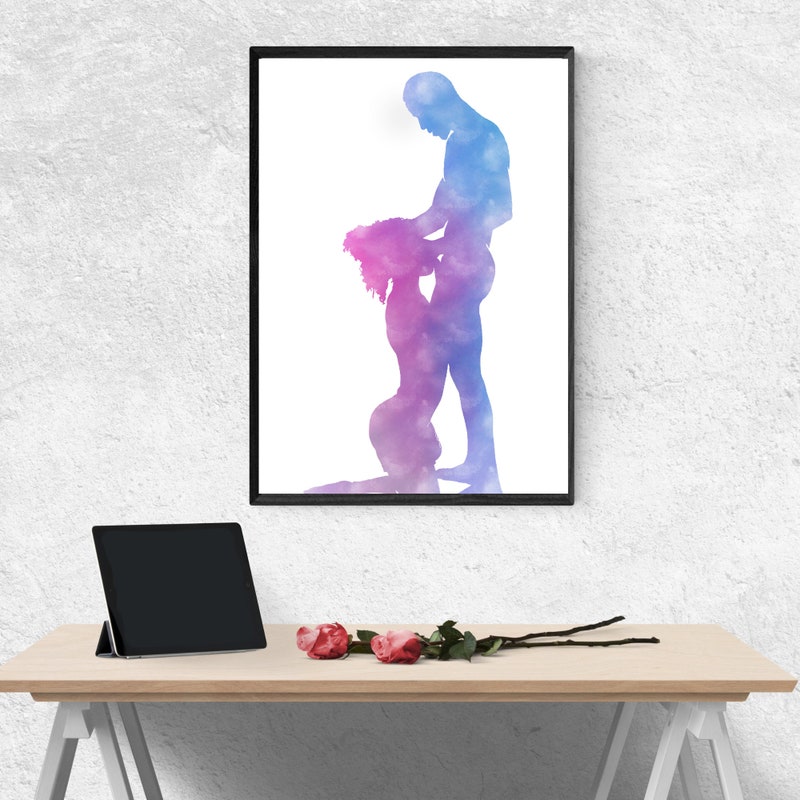 Nude Blowjob Print - Etsy