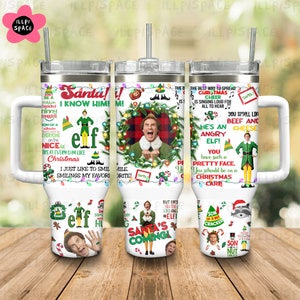 Christmas Super Hero Coffee 40 oz 2 piece Tumbler Wrap 