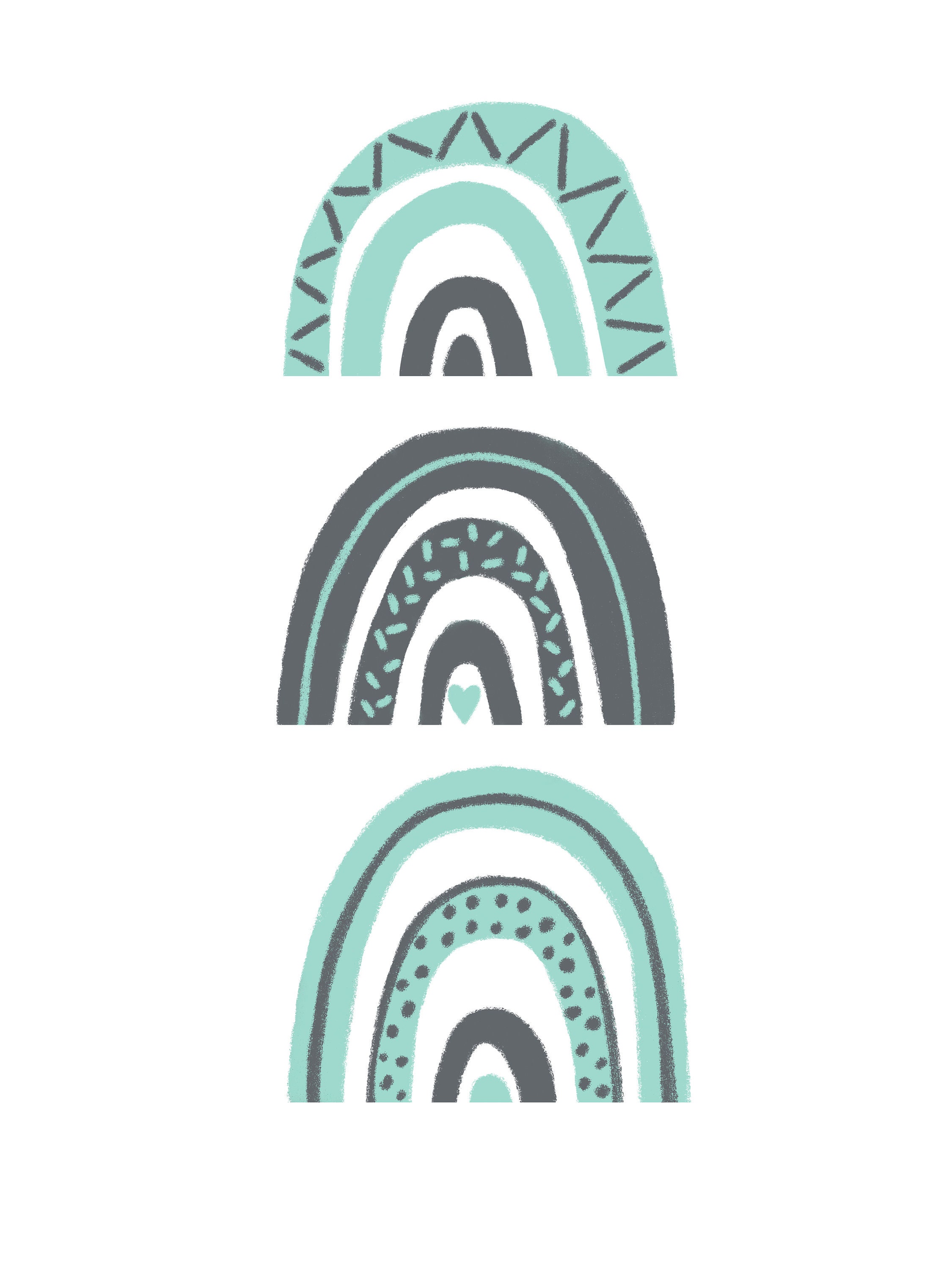 Printable Nursery Room Posters / Baby Shower / Nursery Set of Etsy