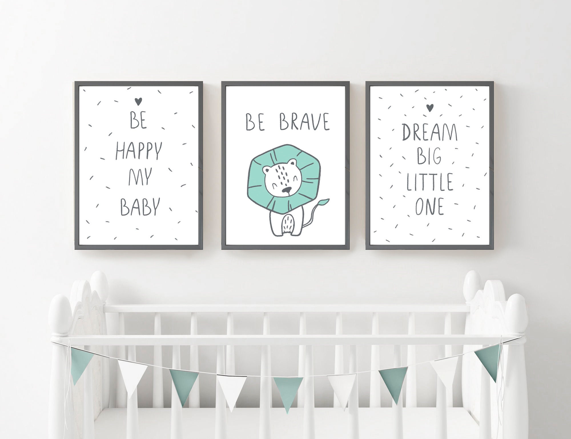 Printable Nursery Room Posters / Baby Shower / Nursery Set of Etsy