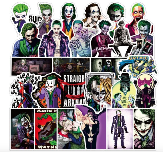 11 pcs Joker Sticker Bomb Pack Joker Sticker Bombing Laptop Etsy
