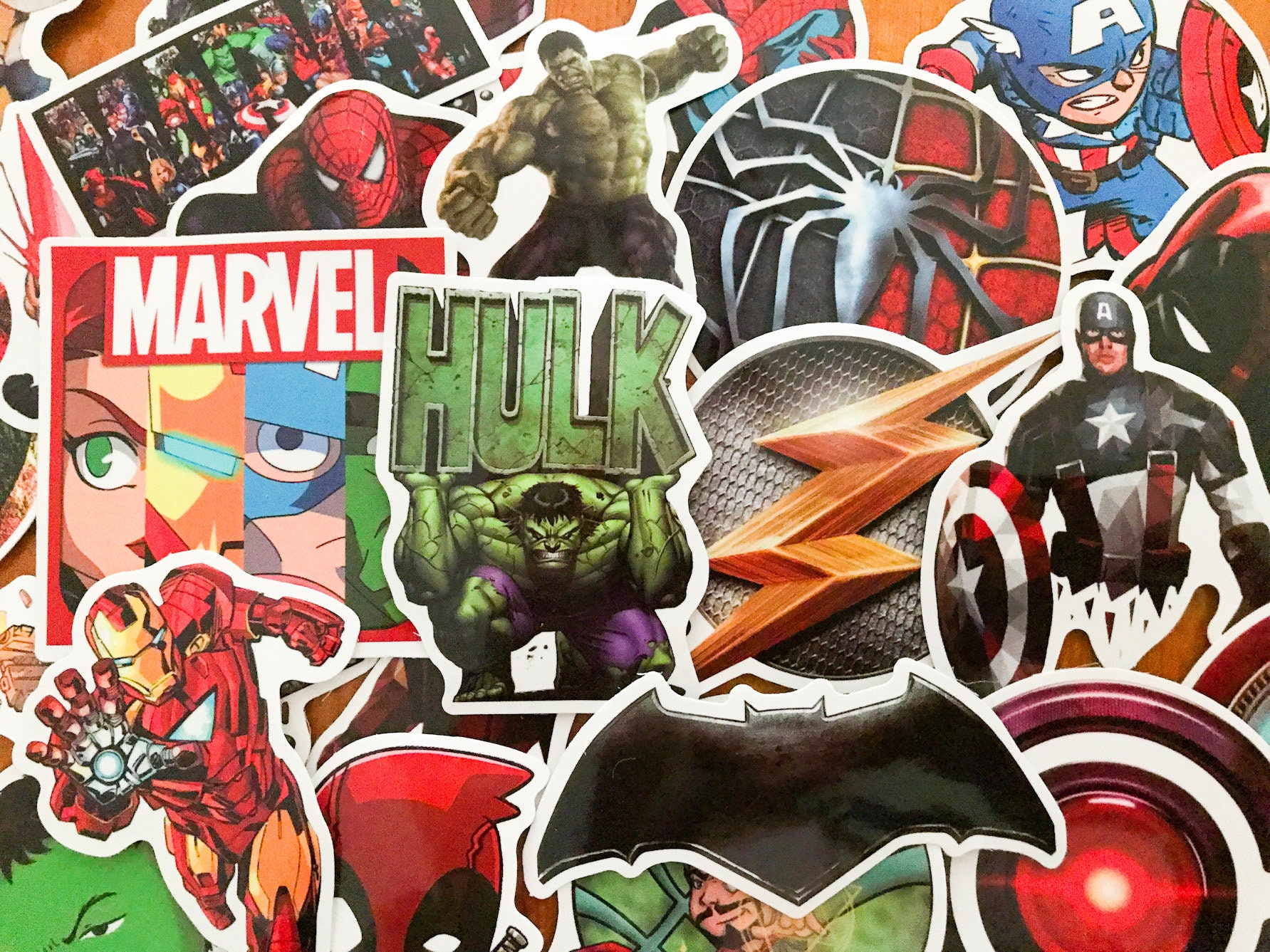 25pcs Superhero Sticker Bomb Pack Marvel Heroes Sticker Etsy