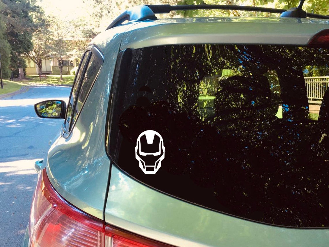 Ironman Vinyl Decal Sticker Ironman Vinyl Car Decal Sticker Etsy