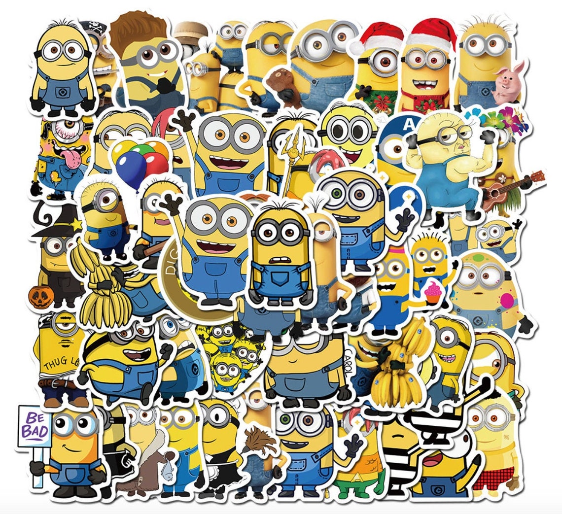 25pcs Minions Sticker Bomb Pack Minions Sticker Bombing Etsy