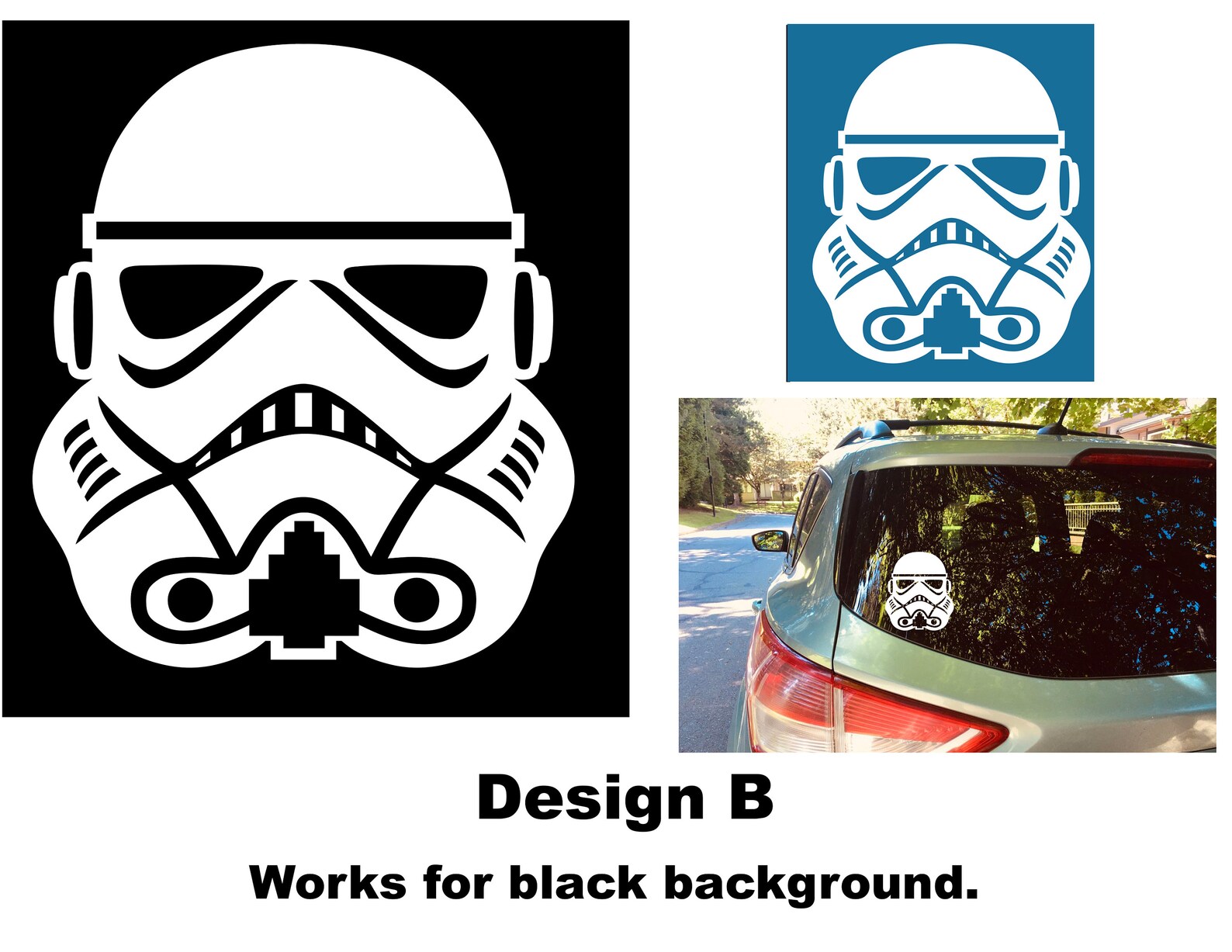 Stormtrooper Vinyl Decal Sticker Stormtrooper Vinyl Car Etsy