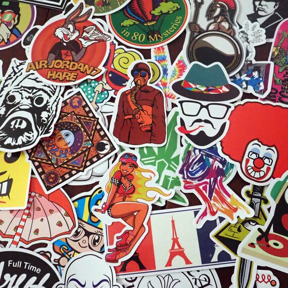 cartoon sticker bomb