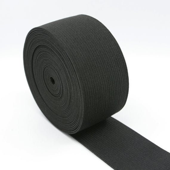 1 Inch Black Elastic 