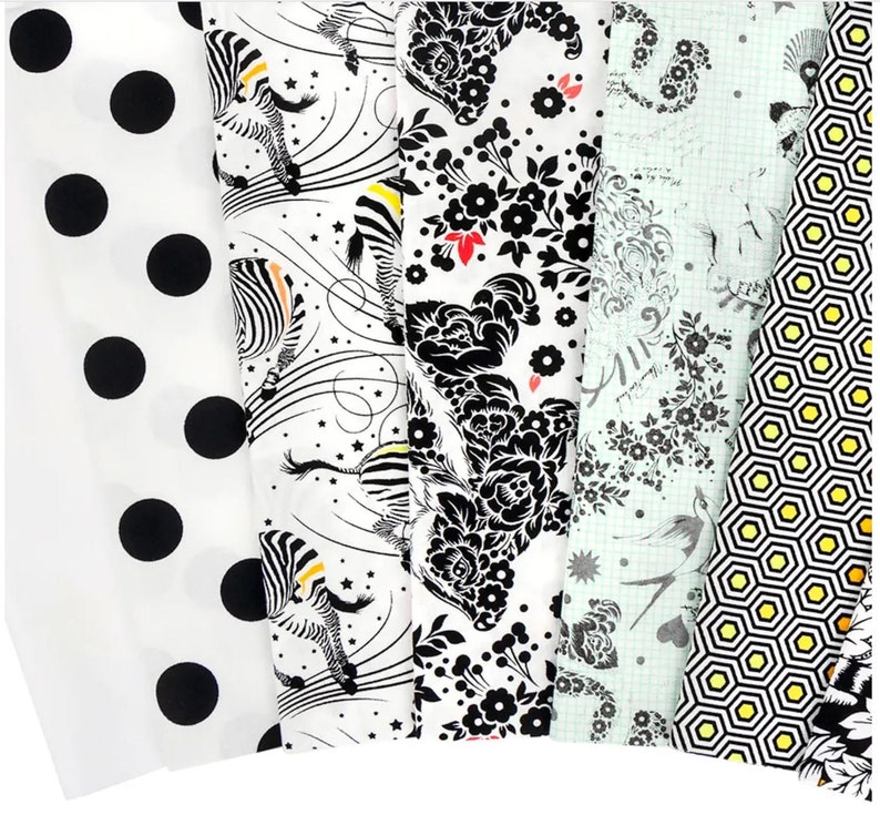 13pc Linework Fabric by Tula Pink for Free Spirit 13 Pc Etsy UK