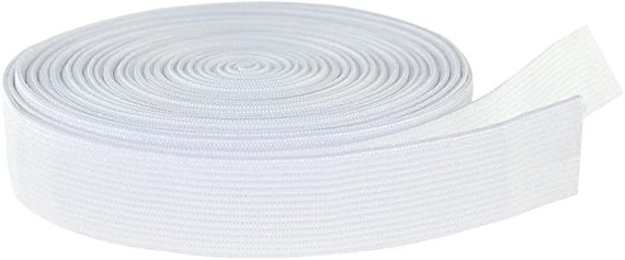 1 inch White Knit Elastic - Variable Packs