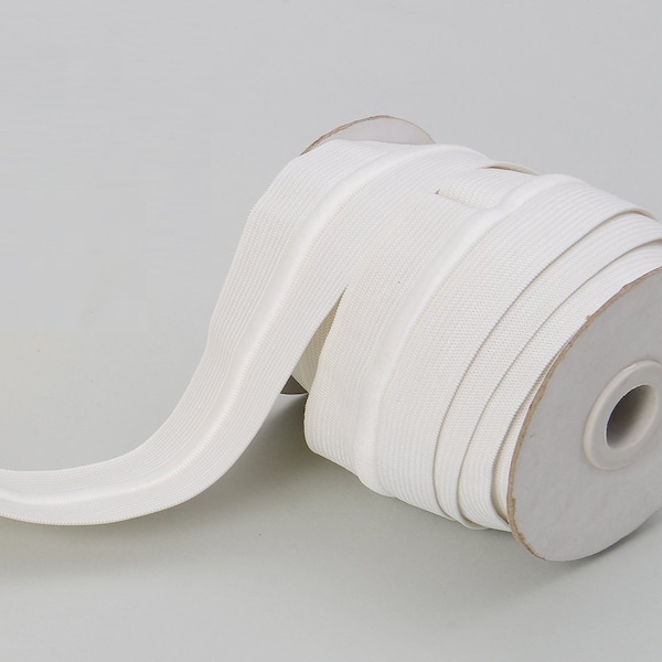 White Drawstring Elastic - 1 1/2 in or 2 inch width (Variable size packs)