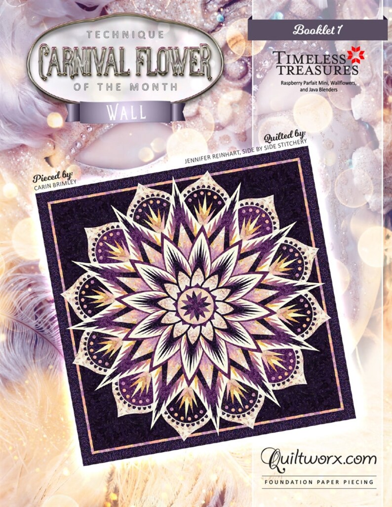 FREE SHIPPING Carnival Flower Wall Quilt Kit Riley Blake Etsy
