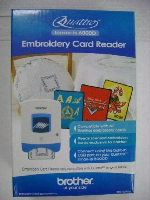 Brother PED Basic Embroidery Design Transfer Box Card Etsy