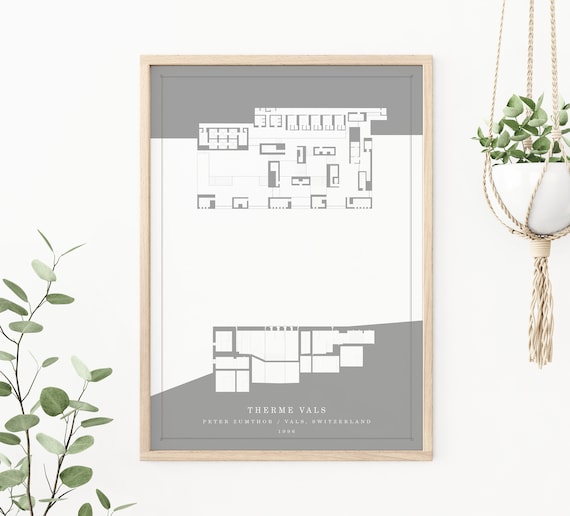 Therme Vals | Peter Zumthor | Digital Download Architecture Print