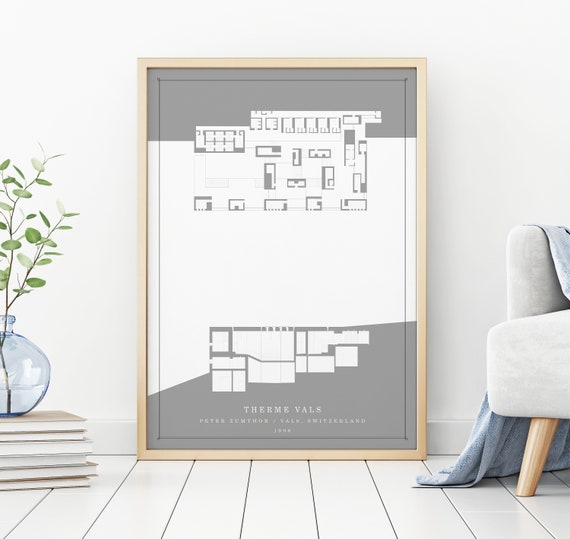Therme Vals | Peter Zumthor | Digital Download Architecture Print
