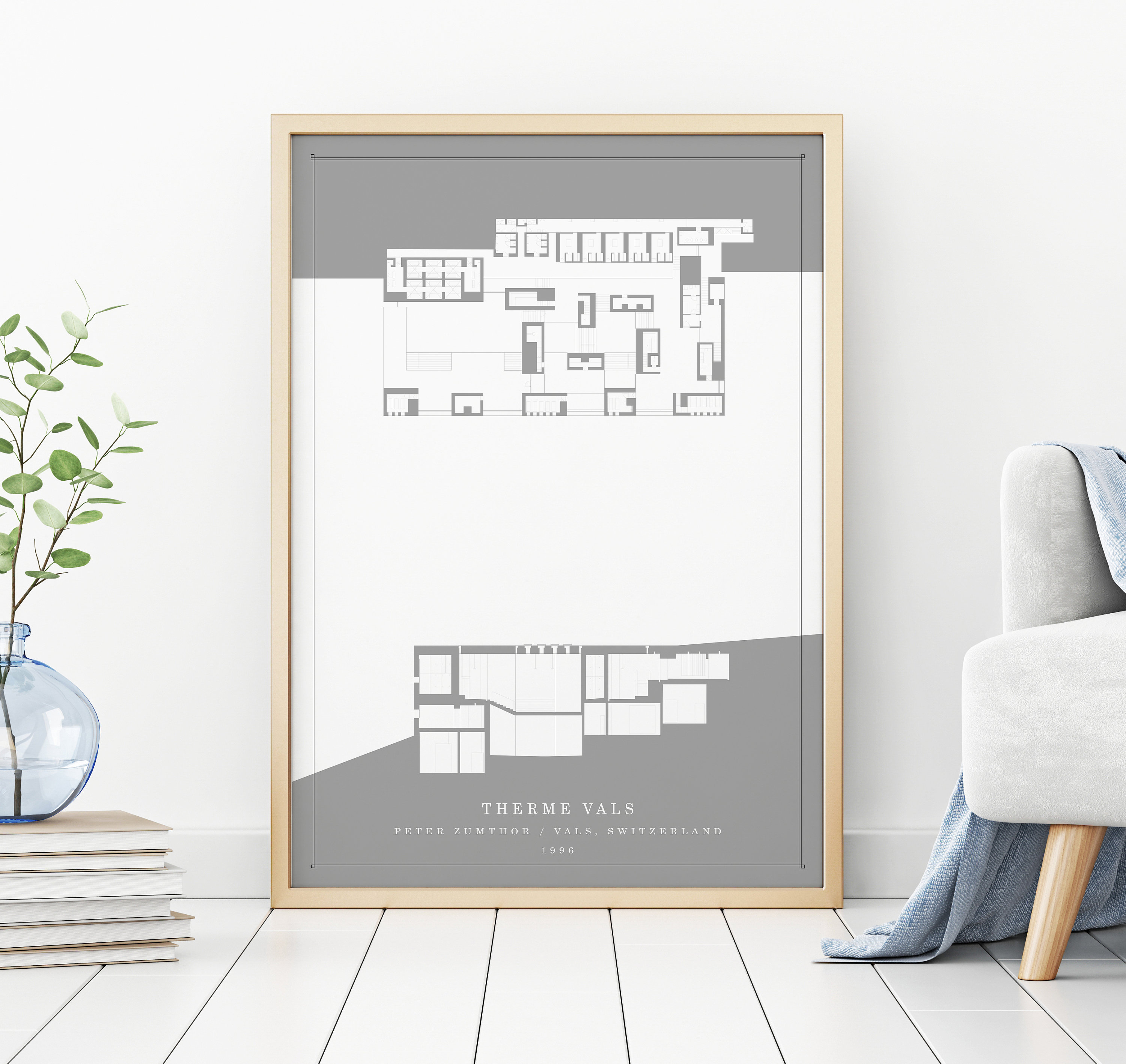 Therme Vals | Peter Zumthor | Digital Download Architecture Print