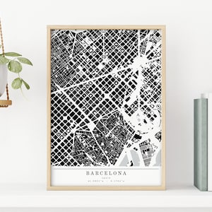 Mapa de Barcelona | Download Digital | Desenho para impressão do chão da figura de Barcelona