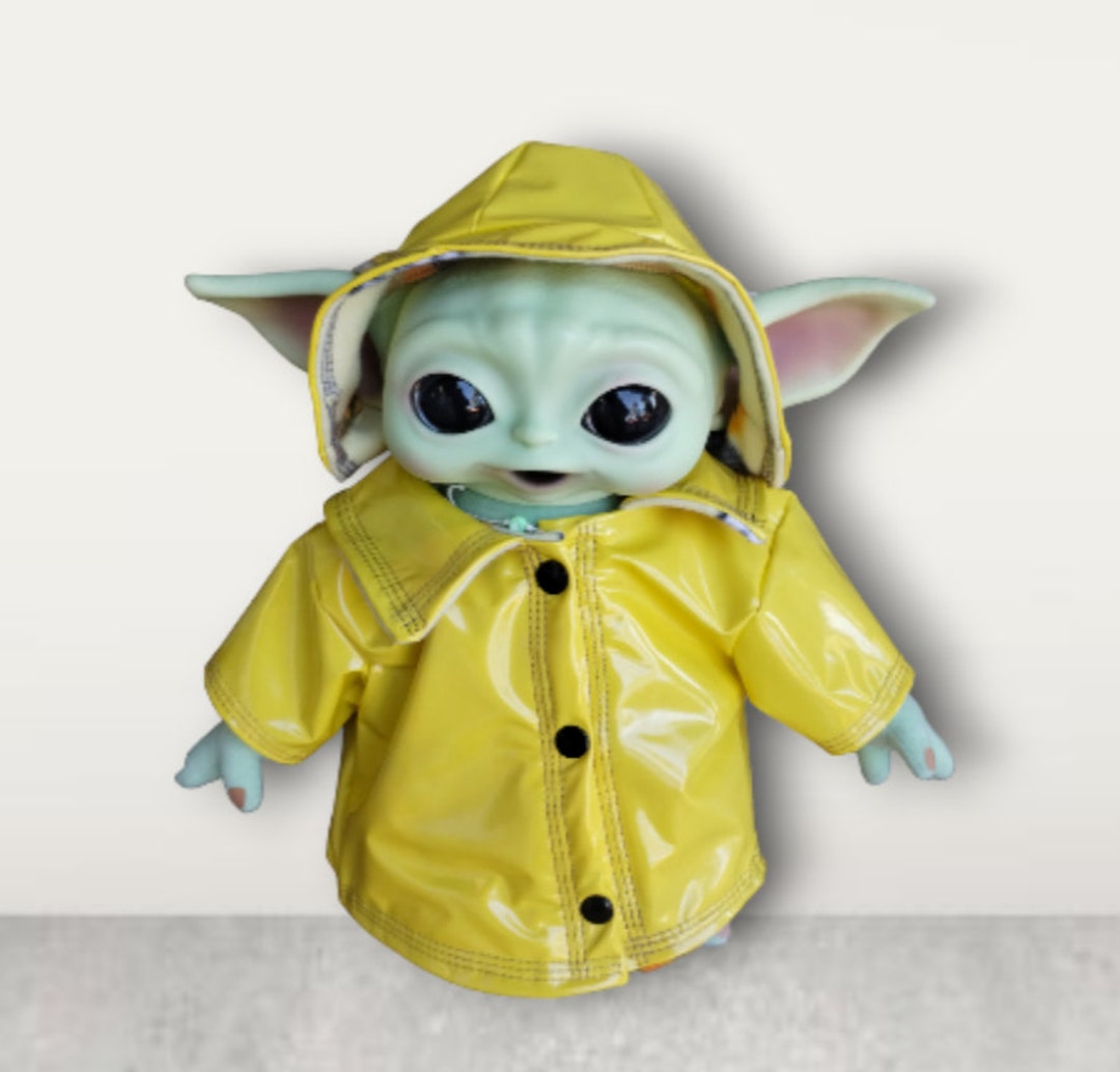 Rain Coat and Hat for Baby Yoda Doll Lavender or Yellow Etsy